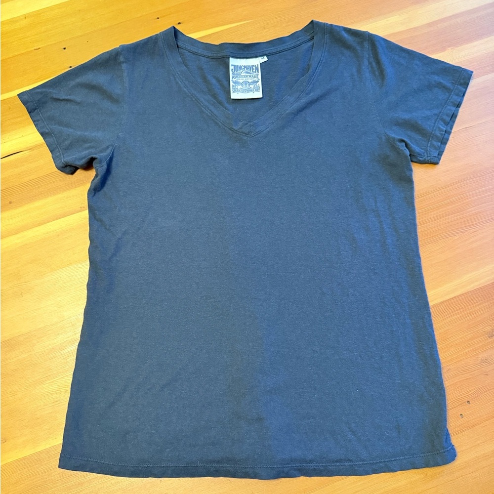 Jungmaven Navy Hemp-Cotton Tee